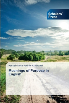 Paperback Meanings of Purpose in English Book