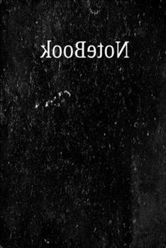 Paperback notebook: lined notebook (journal, homework, ideas...), 6 x 9 inches, 120 pages, black and white cover. Book