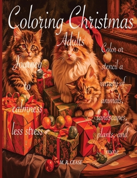 Paperback Coloring Christmas Book