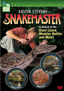 DVD Austin Stevens Snakemaster Volume 1: In Search of the Giant Lizard, Monster Rattler & More Book