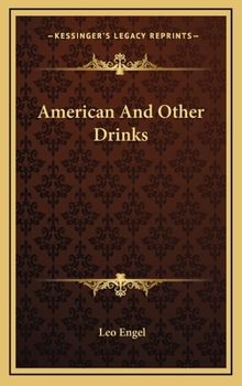 Hardcover American And Other Drinks Book