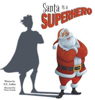 Hardcover Santa is a Superhero Book