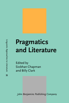 Hardcover Pragmatics and Literature Book