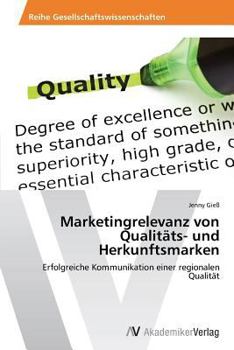 Paperback Marketingrelevanz von Qualitäts- und Herkunftsmarken [German] Book