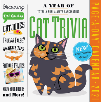 Calendar A Year of Cat Trivia Page-A-Day Calendar 2021 Book