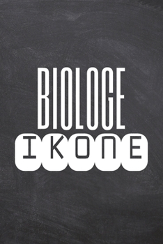 Biologe Ikone: Biologe Punktraster Notizbuch, Notizheft oder Notizblock | 110  Seiten A5 | Büro Equipment & Zubehör | Lustiges Geschenk zu Weihnachten oder Geburtstag (German Edition)