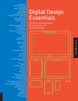 Paperback Digital Design Essentials: 100 Ways to Design Better Desktop, Web, and Mobile Interfaces Book