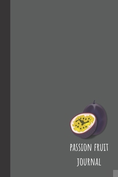 Paperback passion fruit journal: small lined Passion Fruit Notebook / Travel Journal to write in (6'' x 9'') 120 pages Book