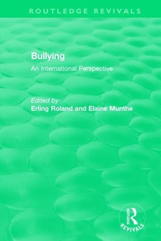 Paperback Bullying (1989): An International Perspective Book