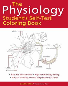 Paperback Physiology Student's Self-Test Coloring Book