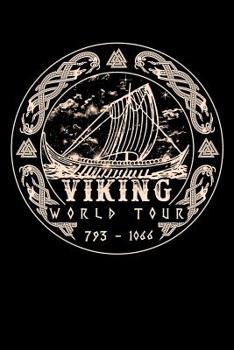 Paperback Vikings Rise - Viking World Tour -: Notebook Squared for Viking Lovers Book