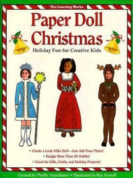 Paperback Paper Doll Christmas Book