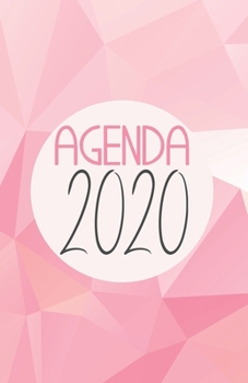 Agenda 2020: 12 mois de Janvier à Décembre 2020 | Planificateur, organisateur, semainier | Diamant rose (French Edition)