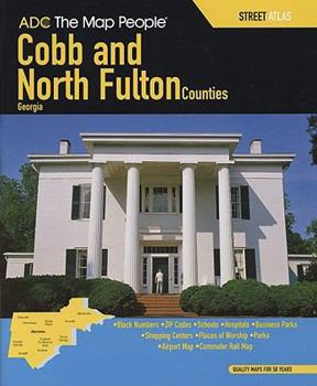 Paperback Cobb and North Fulton Counties Street Atlas: Georgia Book