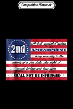 Composition Notebook: 2nd Amendment Shall Not Be Infringed Gun Owner  Journal/Notebook Blank Lined Ruled 6x9 100 Pages