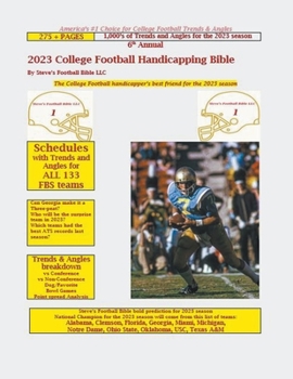 Paperback 2023 College Football Handicapping Bible Book