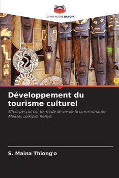 Paperback Développement du tourisme culturel [French] Book