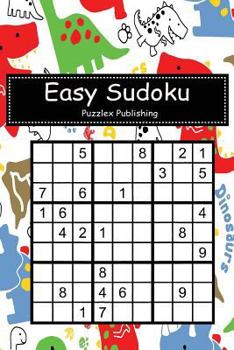 Paperback Easy Sudoku: Sudoku Puzzle Game For Beginers With Memphis pattern of geometric cover Book