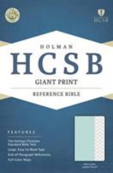 Imitation Leather Giant Print Reference Bible-HCSB [Large Print] Book