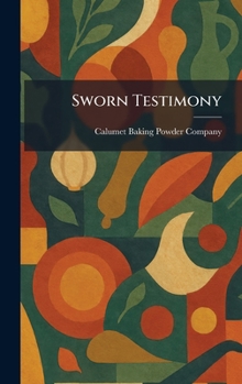 Hardcover Sworn Testimony Book