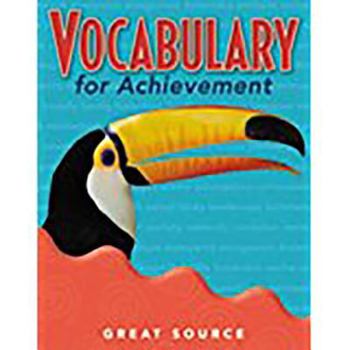 Paperback Great Source Vocabulary for Achievement: Teacher's Edition Grade 4 2000 Book