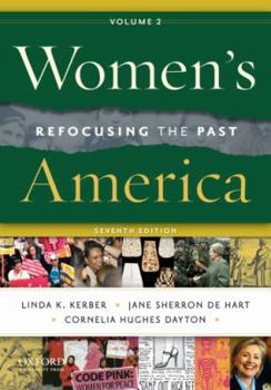Paperback Women's America, Volume 2: Refocusing the Past Book