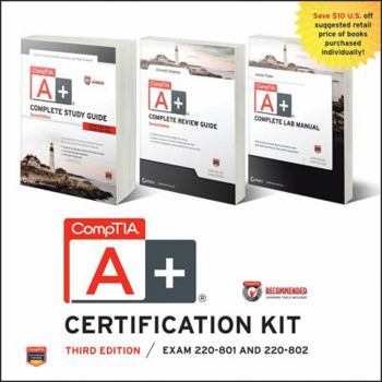 Paperback Comptia A+ Complete Certification Kit Recommended Courseware: Exams 220-801 and 220-802 Book