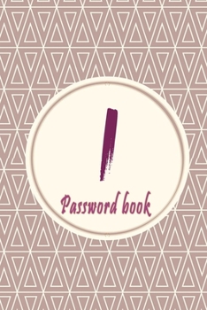 Paperback Initials Letter "I" Password Book: Lovely Password keeper, Best way to Track Website, Username, Password and easily Tabbed in Alphabetical Order -Spec Book