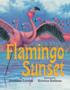Paperback Flamingo Sunset Book