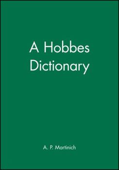 Paperback A Hobbes Dictionary: From Atlee to Major Book