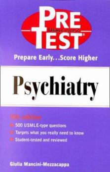 Paperback Psychiatry: PreTest Self-Assessment and Review Book
