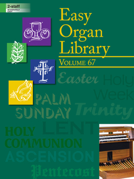 Spiral-bound Easy Organ Library, Vol 67 Book