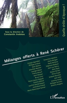 Paperback Mélanges offerts à René Schérer [French] Book