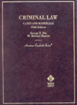 Hardcover Dix and Sharlot's Criminal Law: Cases and Materials, 5th (American Casebook Series]) Book