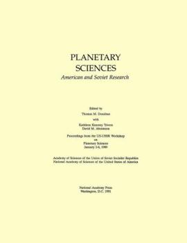 Paperback Planetary Sciences: American and Soviet Research/Proceedings from the U.S.-U.S.S.R. Workshop on Planetary Sciences Book