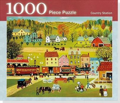 Mass Market Paperback Country Station 1,000 Piece Puzzle Book