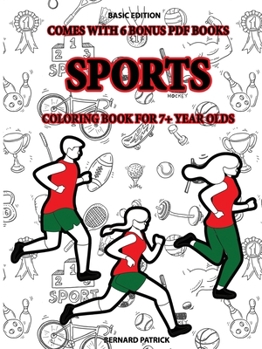 Paperback Coloring Book for 7+ Year Olds (Sports) Book