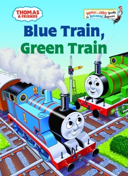 Hardcover Thomas & Friends: Blue Train, Green Train (Thomas & Friends) Book