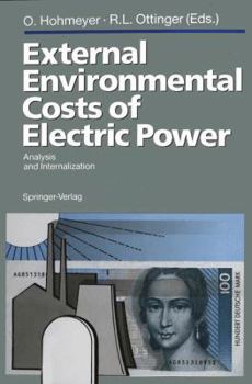 Paperback External Environmental Costs of Electric Power: Analysis and Internalization Book