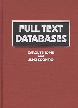 Hardcover Full Text Databases Book