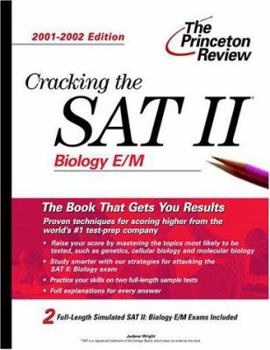 Paperback Cracking the SAT II: Biology E/M, 2001-2002 Edition Book