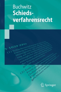 Paperback Schiedsverfahrensrecht [German] Book