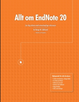 Paperback Allt om EndNote 20 [Swedish] Book