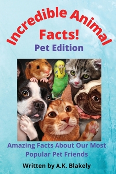 Paperback Incredible Animal Facts: Pet Edition [Large Print] Book
