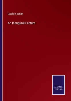 Paperback An Inaugural Lecture Book
