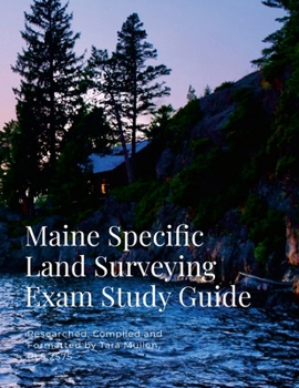 Paperback Maine Specific Land Surveying Exam Study Guide Book