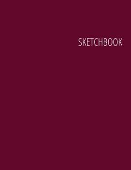 Sketchbook: Unlined Notebook for Drawing, Doodling, Sketching or Writing | Letter Size (8.5" x 11"), 120 Pages | Premium Velvet Minimalist Cover vol. 12