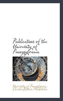 Paperback Publications of the University of Pennysylvania Book