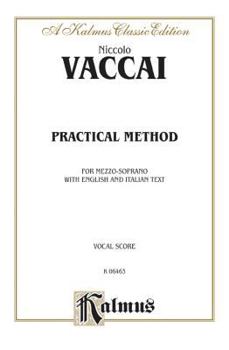 Paperback Practical Method: For Mezzo-soprano With English and Italian Text, Vocal Score; Kalmus Classic Edition Book