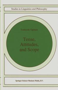 Hardcover Tense, Attitudes, and Scope Book